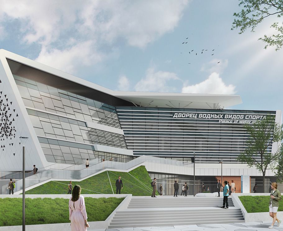 Дворец водных видов спорта. г. Екатеринбург